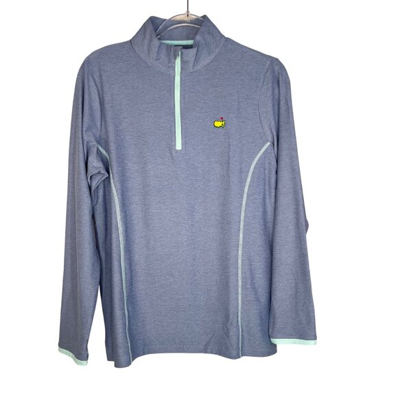 Magnolia Lane Tech Masters Golf 1/4 Zip Pullover Blue Women's Size Large - Picture 1 of 11